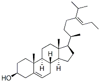 Cholest-5-en-3-ol, 24-propylidene-, (3beta)- Structure
