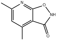 Isoxazolo[5,4-b]pyridin-3(2H)-one, 4,6-dimethyl- (9CI) Structure