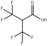 2-(トリフルオロメチル)-3,3,3-トリフルオロプロピオン酸 化学構造式