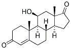 11b-hydroxyandrost-4-ene-3,17-dione Struktur