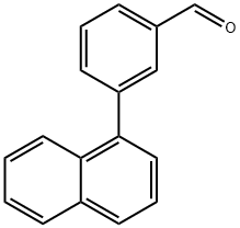 3-(2-メトキシ-1-ナフチル)ベンズアルデヒド 化学構造式