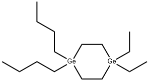 1,1-Dibutyl-4,4-diethyl-1,4-digermacyclohexane Structure