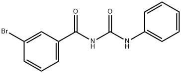 3-Bromo-N-[(phenylamino)carbonyl]benzamide Structure