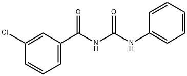 3-Chloro-N-[(phenylamino)carbonyl]benzamide Structure