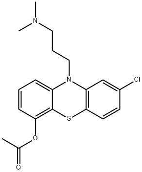 8-Chloro-10-[3-(dimethylamino)propyl]-10H-phenothiazin-4-ol acetate Structure