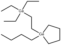 1-Butyl-1-[2-(triethylgermyl)ethyl]germacyclopentane Structure