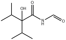 N-Formyl-2-hydroxy-3-methyl-2-(1-methylethyl)butanamide Structure