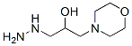 1-hydrazino-3-morpholinopropan-2-ol Structure