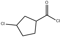 Cyclopentanecarbonyl chloride, 3-chloro- (9CI) Structure