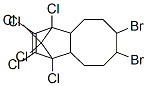 1,4-Methanobenzocyclooctene, 7,8-dibromo-1,2,3,4,11,11-hexachloro-1,4, 4a,5,6,7,8,9,10,10a-decahydro- Structure