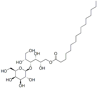 4-O-beta-D-galactopyranosyl-D-glucitol monopalmitate Structure