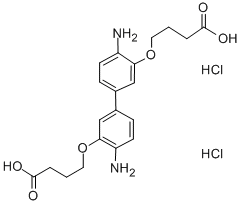 DICARBOXIDINE DIHYDROCHLORIDE Structure