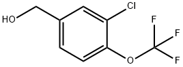 3-CHLORO-4-(TRIFLUOROMETHOXY)BENZYL ALCOHOL Structure