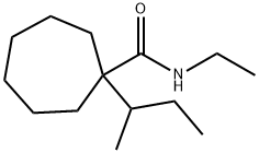 1-sec-butyl-N-ethylcycloheptanecarboxamide Structure