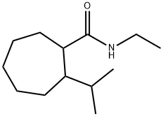 N-ethyl-2-isopropylcycloheptanecarboxamide Structure