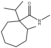 1-isopropyl-N-methyl-2-methylcycloheptanecarboxamide Struktur