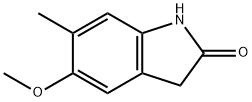 5-METHOXY-6-METHYLINDOLIN-2-ONE Structure