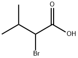 2-ブロモイソ吉草酸 化学構造式