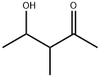 4-hydroxy-3-methylpentan-2-one Struktur