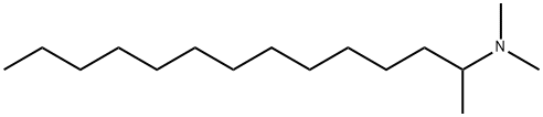 2-Tetradecanamine, N,N-dimethyl- Structure