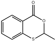 9-methyl-8-oxa-10-thiabicyclo[4.4.0]deca-1,3,5-trien-7-one 结构式