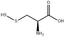 (2S)-2-amino-3-disulfanyl-propanoic acid 结构式