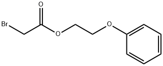 ブロモ酢酸2-フェノキシエチル 化学構造式