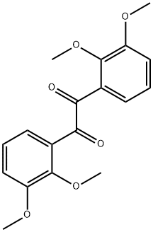 1,2-bis(2,3-dimethoxyphenyl)ethane-1,2-dione 结构式