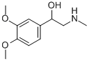 1-(3,4-二甲氧基苯基)-2-(甲基氨)乙醇 结构式