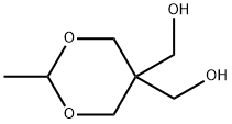2-methyl-1,3-dioxane-5,5-dimethanol Struktur