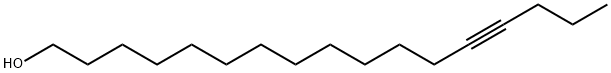 13-ヘプタデシン-1-オール 化学構造式