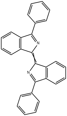 3-フェニル-1-(3-フェニル-1H-イソインドール-1-イリデン)-1H-イソインドール 化学構造式
