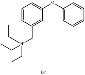 TRIETHYL M-PHENOXYBENZYL AMMOUIUM CHLORIDE Struktur