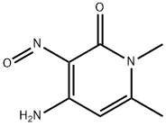 2(1H)-Pyridone,  4-amino-1,6-dimethyl-3-nitroso-  (7CI,8CI) 结构式