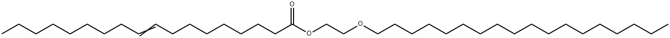 9-オクタデセン酸2-(オクタデシルオキシ)エチル 化学構造式