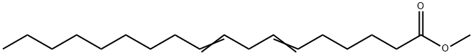 6,9-オクタデカジエン酸メチル 化学構造式