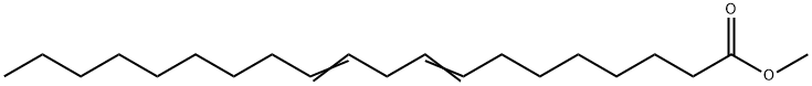 8,11-イコサジエン酸メチル 化学構造式