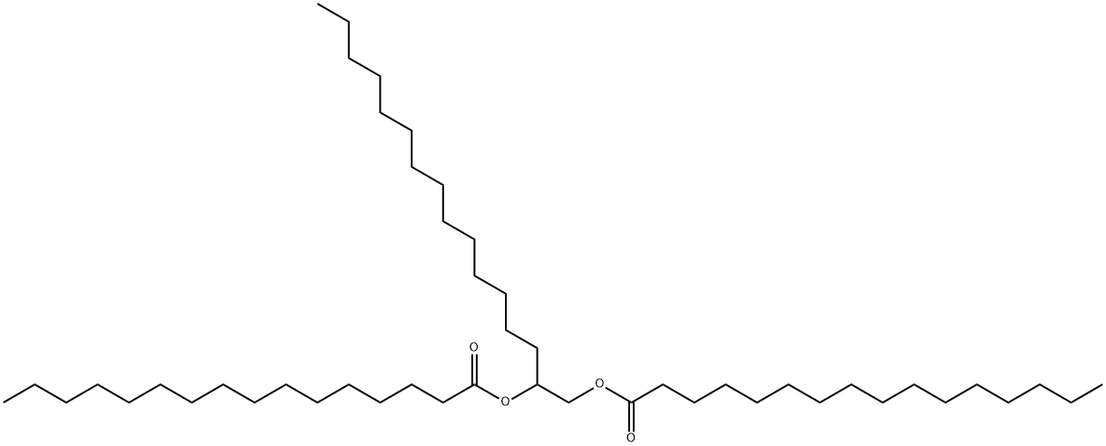 ビスパルミチン酸1,2-ヘキサデカンジイル 化学構造式