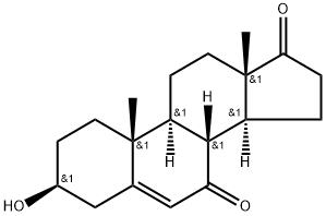 7-Keto-dehydroepiandrosterone Struktur