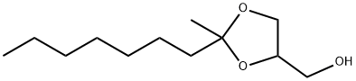 2-ヘプチル-2-メチル-1,3-ジオキソラン-4-メタノール 化学構造式