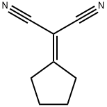 シクロペンチリデンマロノニトリル 化学構造式