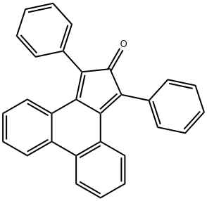 9,10-菲并1,12-二苯基环戊二烯酮, 5660-91-3, 结构式