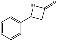4-苯基-2-氮杂环丁酮, 5661-55-2, 结构式