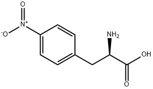 4-硝基-D-苯丙氨酸(一水物), 56613-61-7, 结构式