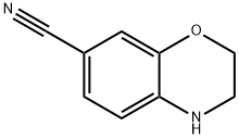 3,4-Dihydro-2H-benzo[1,4]oxazine-7-carbonitrile Structure