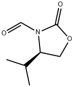 3-Oxazolidinecarboxaldehyde, 4-(1-methylethyl)-2-oxo-, (4R)- (9CI) Structure