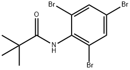 2,2-ジメチル-N-(2,4,6-トリブロモフェニル)プロパンアミド 化学構造式