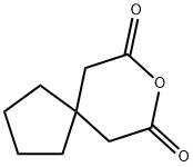 1,1-シクロペンタン二酢酸 無水物 化学構造式