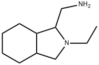 2-エチルオクタヒドロ-1H-イソインドール-1-メタンアミン 化学構造式