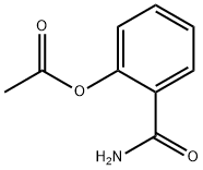 2-アセチルオキシベンズアミド 化学構造式